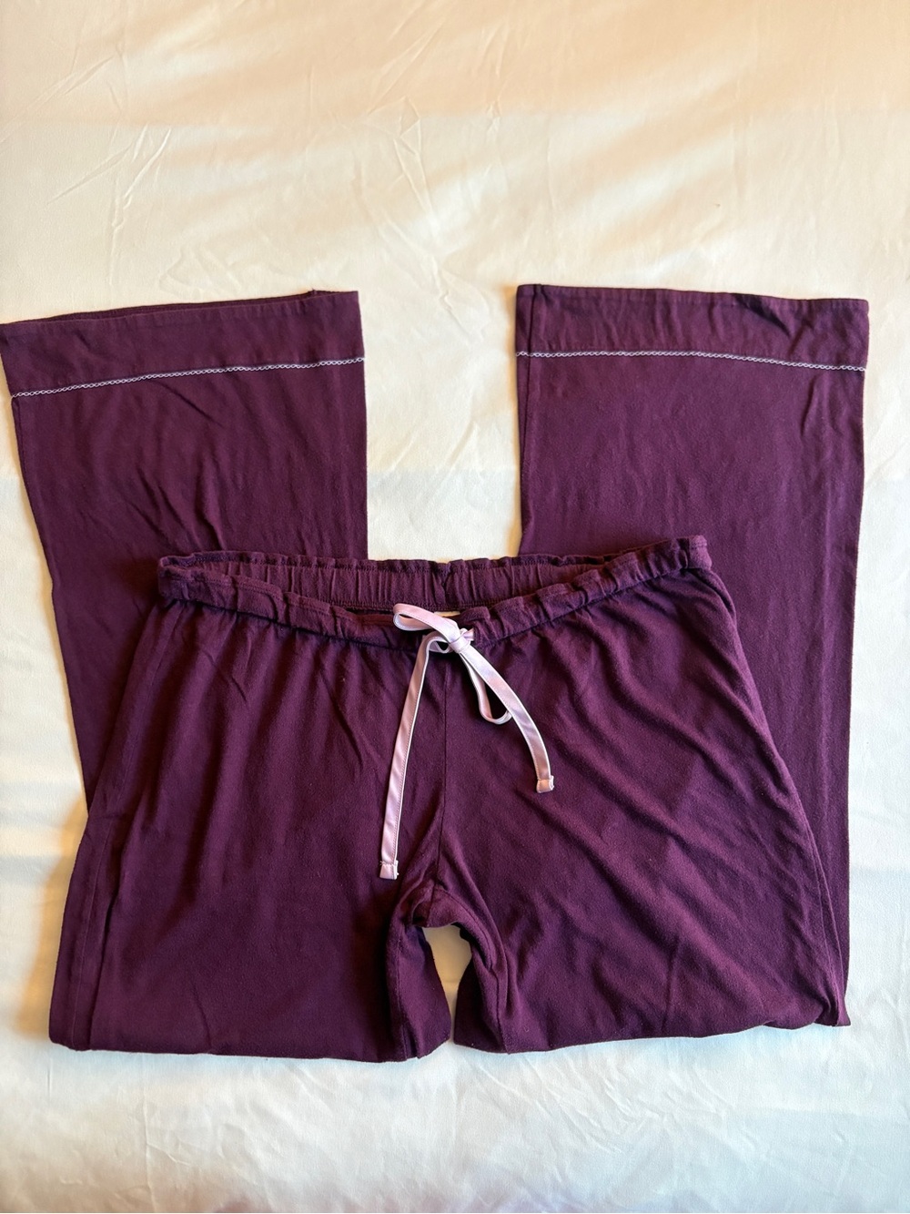 Victoria’s Secret Purple Sleep Pants Pajama Lounge Coquette Cozy Sleepwear
